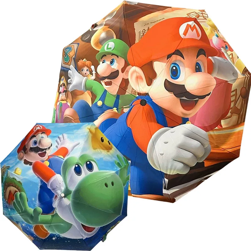Super Mario Bros Umbrella Sun Protection Parasol Anti-UV Sunny Rainy Umbrella Portable Sunshade Auto Manual Parasol Umbrellas
Super Mario Bros Umbrella Sun Protection Parasol Anti-UV Sunny Rainy Umbrella Portable Sunshade Auto Manual Parasol Umbrellas