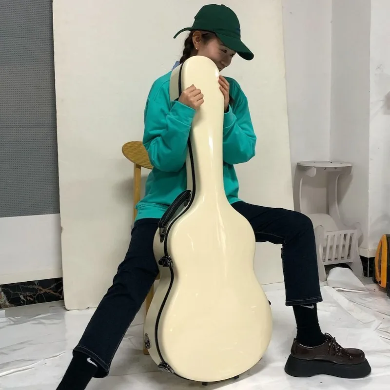 39-дюймовый чехол для классической гитары из стекловолокна, водонепроницаемый противоударный чехол на плечо, портативная коробка для гитары, аксессуары для музыкальных инструментов
39-дюймовый чехол для классической гитары из стекловолокна, водонепроницаемый противоударный чехол на плечо, портативная коробка для гитары, аксессуары для музыкальных инструментов