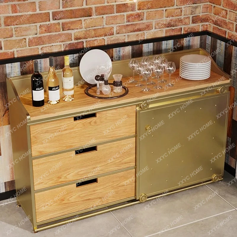 L dining side retro industrial wood panel kitchen meal preparation storage storage wrought iron coffee tea counter
L dining side retro industrial wood panel kitchen meal preparation storage storage wrought iron coffee tea counter