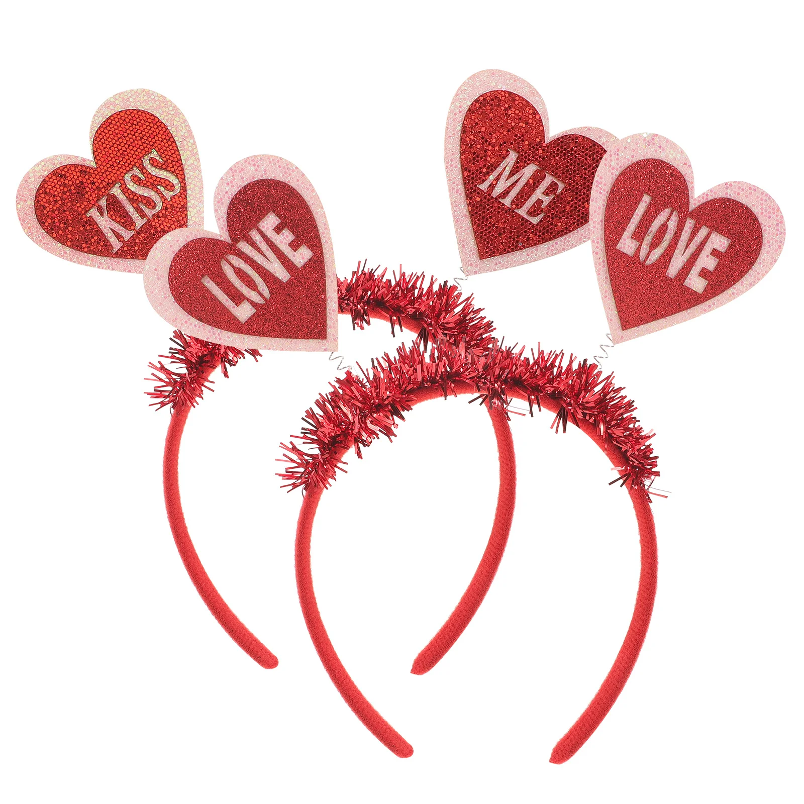Lovely Heart Hair Accessories for Women 2pcs Valentine's Day Wedding Love Heart Hairband Cute Hair Hoop Festival Gift Headband
Lovely Heart Hair Accessories for Women 2pcs Valentine's Day Wedding Love Heart Hairband Cute Hair Hoop Festival Gift Headband