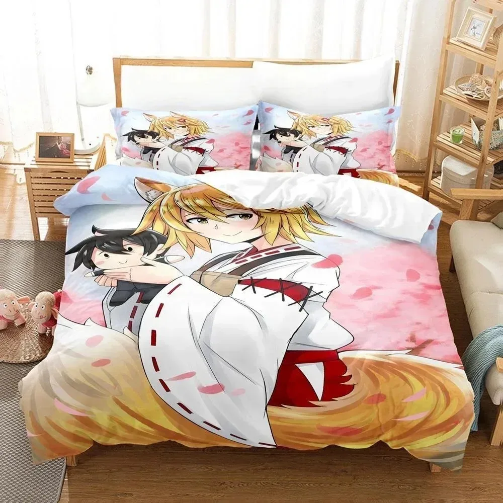3D Print Anime The Helpful Fox Senko San Comfortable Duvet Cover Pillowcase Bedding Set Children Bedroom Decoration Home Textile
3D Print Anime The Helpful Fox Senko San Comfortable Duvet Cover Pillowcase Bedding Set Children Bedroom Decoration Home Textile