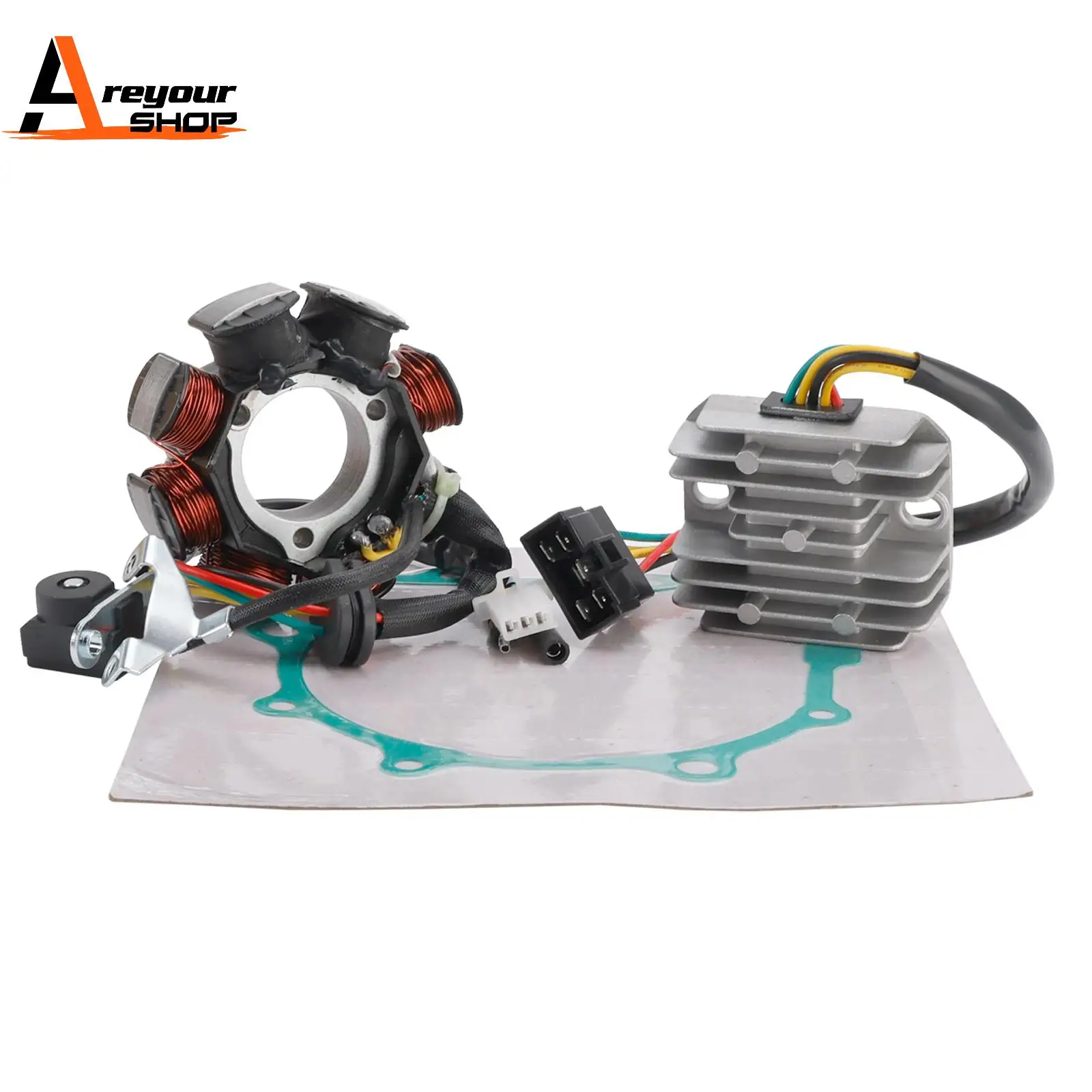 Прокладка статора-регулятора-выпрямителя Areyourshop для моделей Daelim Carb VL125 VC125 VS125 VT125
Прокладка статора-регулятора-выпрямителя Areyourshop для моделей Daelim Carb VL125 VC125 VS125 VT125