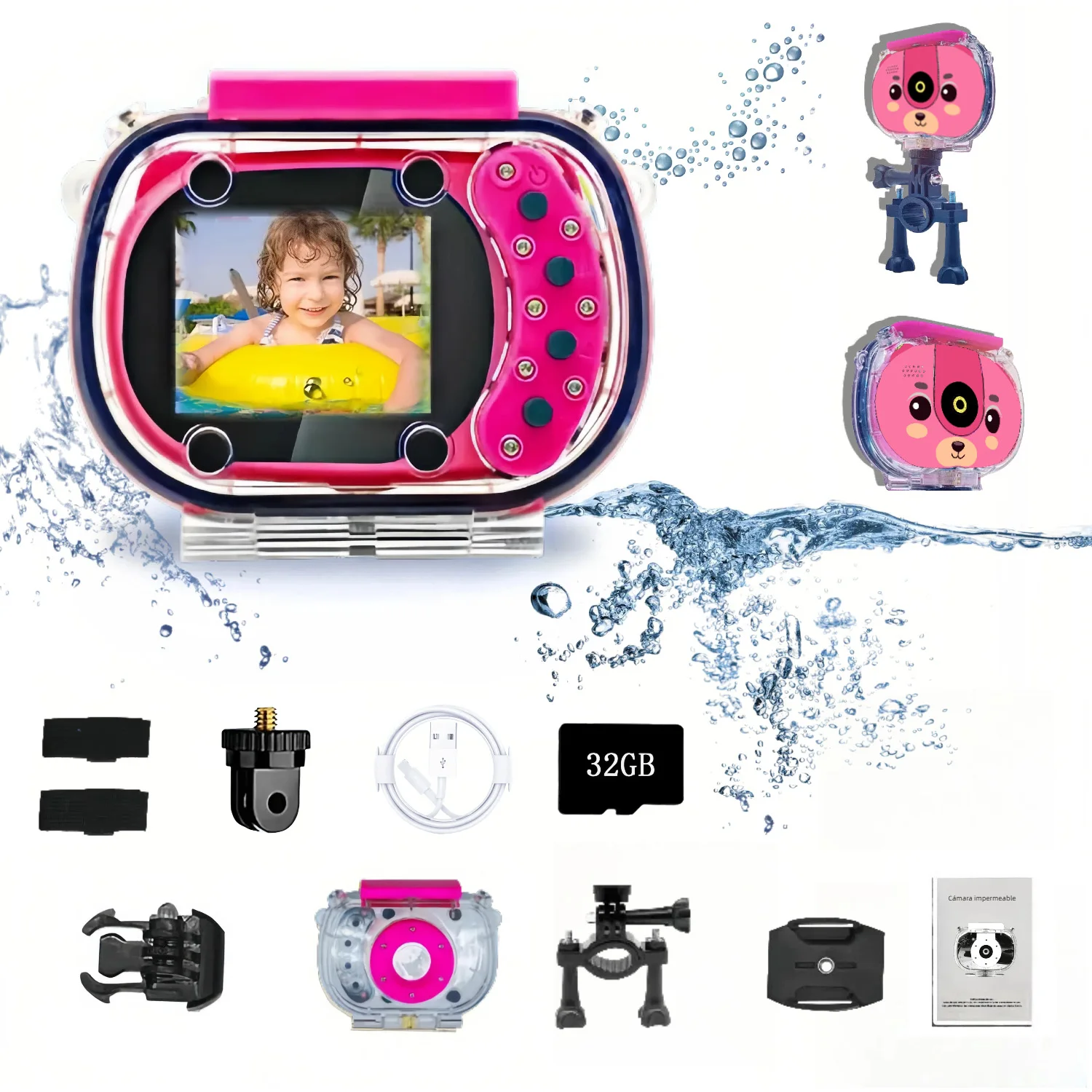 iPX 7 Waterproof Mini Kids Digital Camera Photography Photo 1080P HD With Video Recorder Educational Birthday Gifts
iPX 7 Waterproof Mini Kids Digital Camera Photography Photo 1080P HD With Video Recorder Educational Birthday Gifts