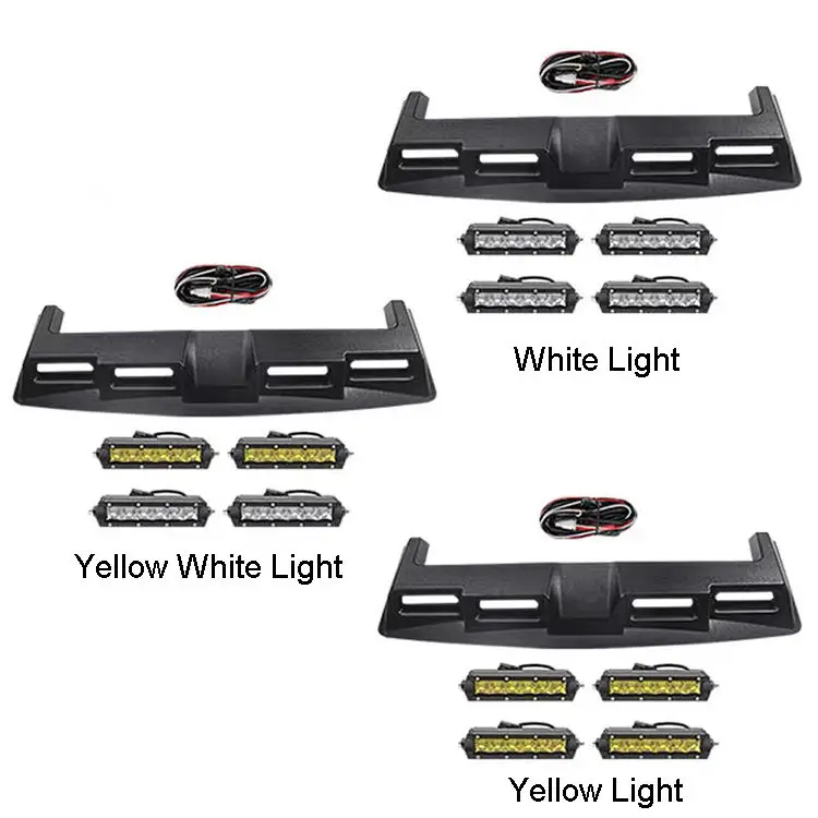 Roof-Mounted Quad-Spot LED Spotlight Bar For T2 Legal Off-Road Vehicle Modification Kit Compatible With T2
Roof-Mounted Quad-Spot LED Spotlight Bar For T2 Legal Off-Road Vehicle Modification Kit Compatible With T2
