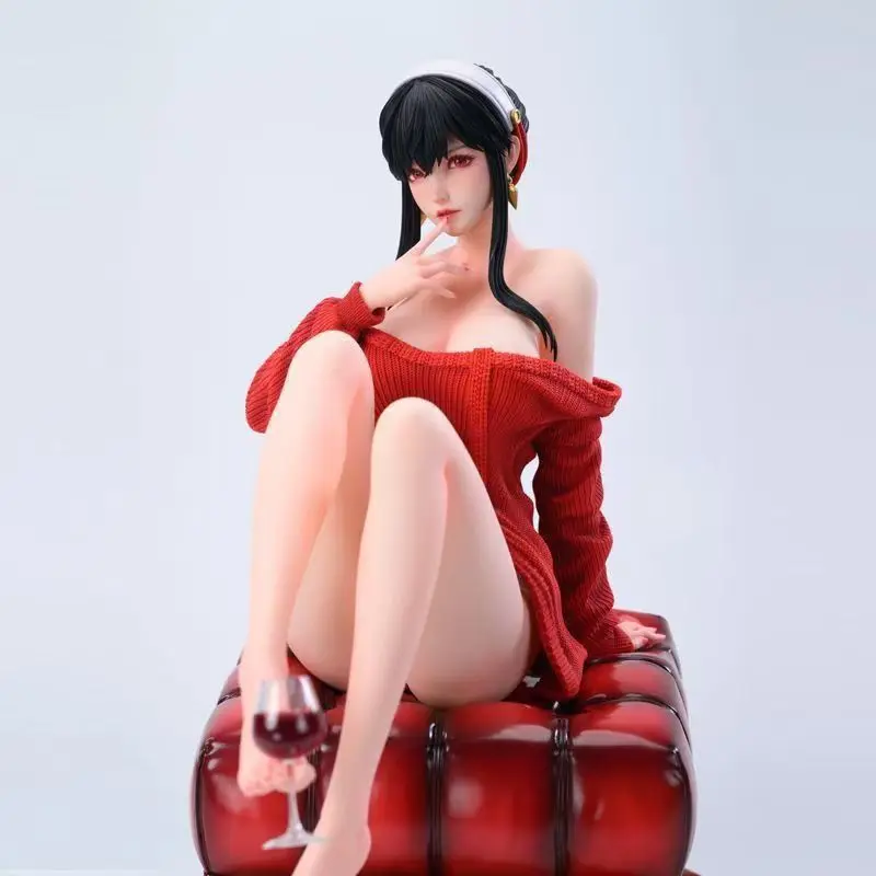 Spy x Family Tipsy Yor Forger Figure 1/4 Scale GK Statue Red Sweater Wine Glass Collectible Model Toy for Anime fans' favorite
Spy x Family Tipsy Yor Forger Figure 1/4 Scale GK Statue Red Sweater Wine Glass Collectible Model Toy for Anime fans' favorite