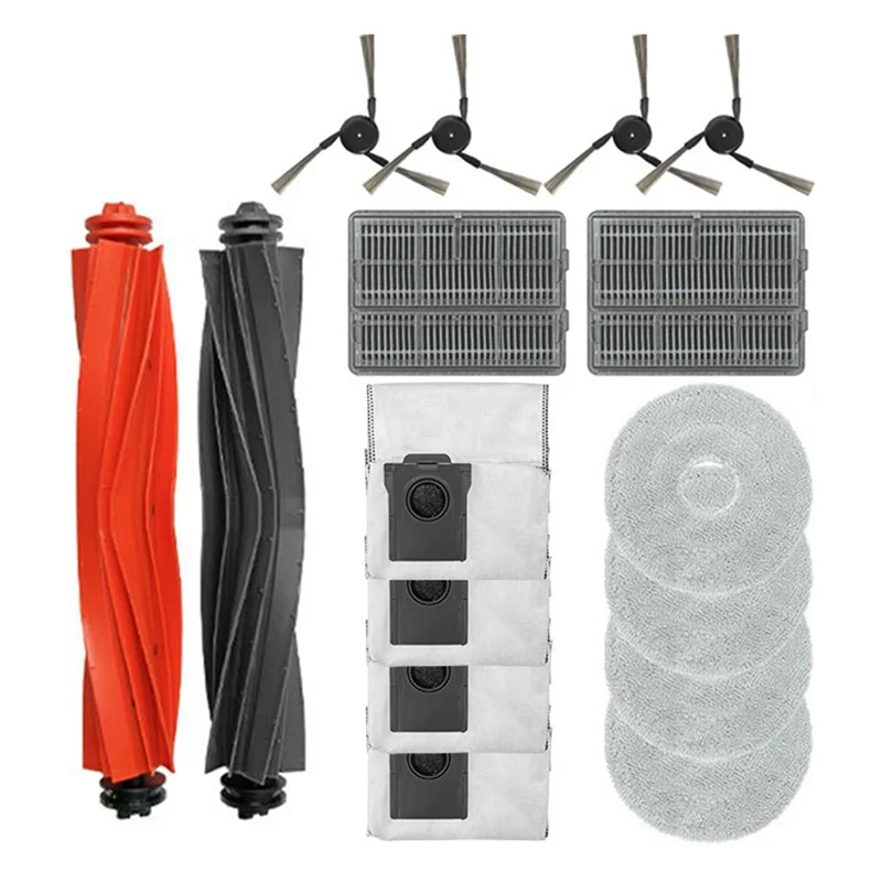 For Dreame X40 Pro Ultra Robot Vacuum Cleaner Main Brush Mop Hepa Filter Dust Bag Accessories Replacement Spare Parts-AT36 
For Dreame X40 Pro Ultra Robot Vacuum Cleaner Main Brush Mop Hepa Filter Dust Bag Accessories Replacement Spare Parts-AT36