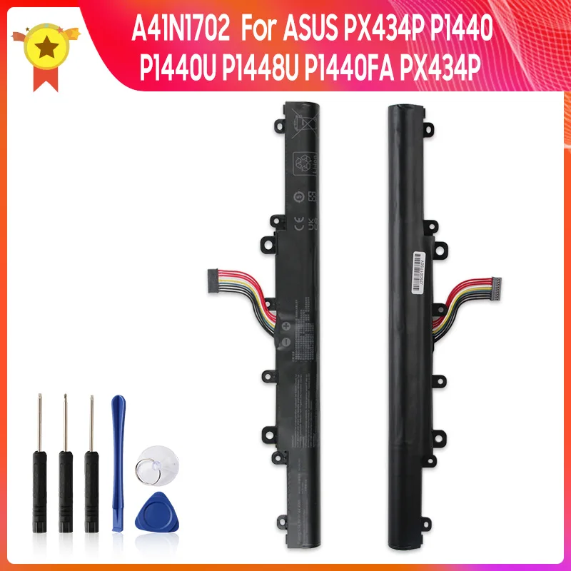 Replacement Battery A41N1702 3000mAh For ASUS PX434P P1440 P1440U P1448 P1448U P1440FA PX434P Quality Batteries With Tool
Replacement Battery A41N1702 3000mAh For ASUS PX434P P1440 P1440U P1448 P1448U P1440FA PX434P Quality Batteries With Tool