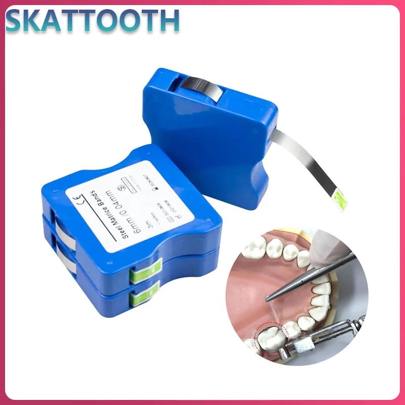 1 Roll of Dental Matrix with 0.025mm/0.04mm Circular Stainless Steel Profile Matrix System Dental Restoration Material
1 Roll of Dental Matrix with 0.025mm/0.04mm Circular Stainless Steel Profile Matrix System Dental Restoration Material