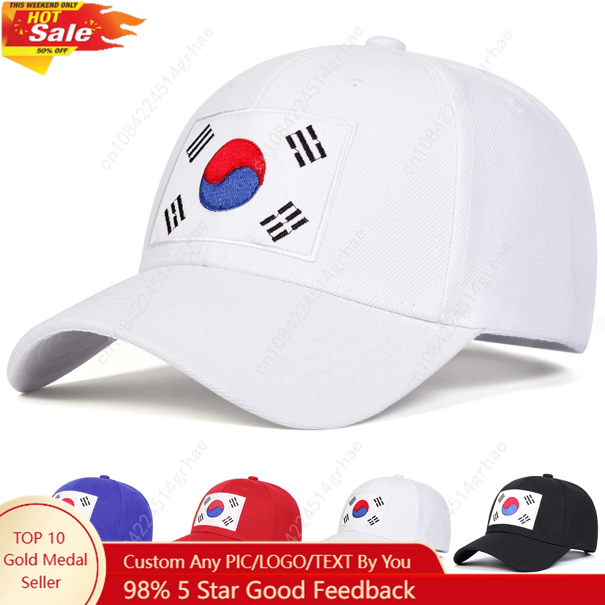 Unisex Korean Flag Embroidery Baseball Caps Spring Autumn Outdoor Adjustable Casual Hats Sunscreen Hat
Unisex Korean Flag Embroidery Baseball Caps Spring Autumn Outdoor Adjustable Casual Hats Sunscreen Hat