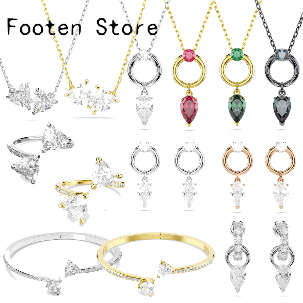 2025 New Trend Fine Jewelry Set Charm Pink Golden Heart Shape Crystal Pendant Fashion Necklaces Earrings Romantic Gift for Women
2025 New Trend Fine Jewelry Set Charm Pink Golden Heart Shape Crystal Pendant Fashion Necklaces Earrings Romantic Gift for Women