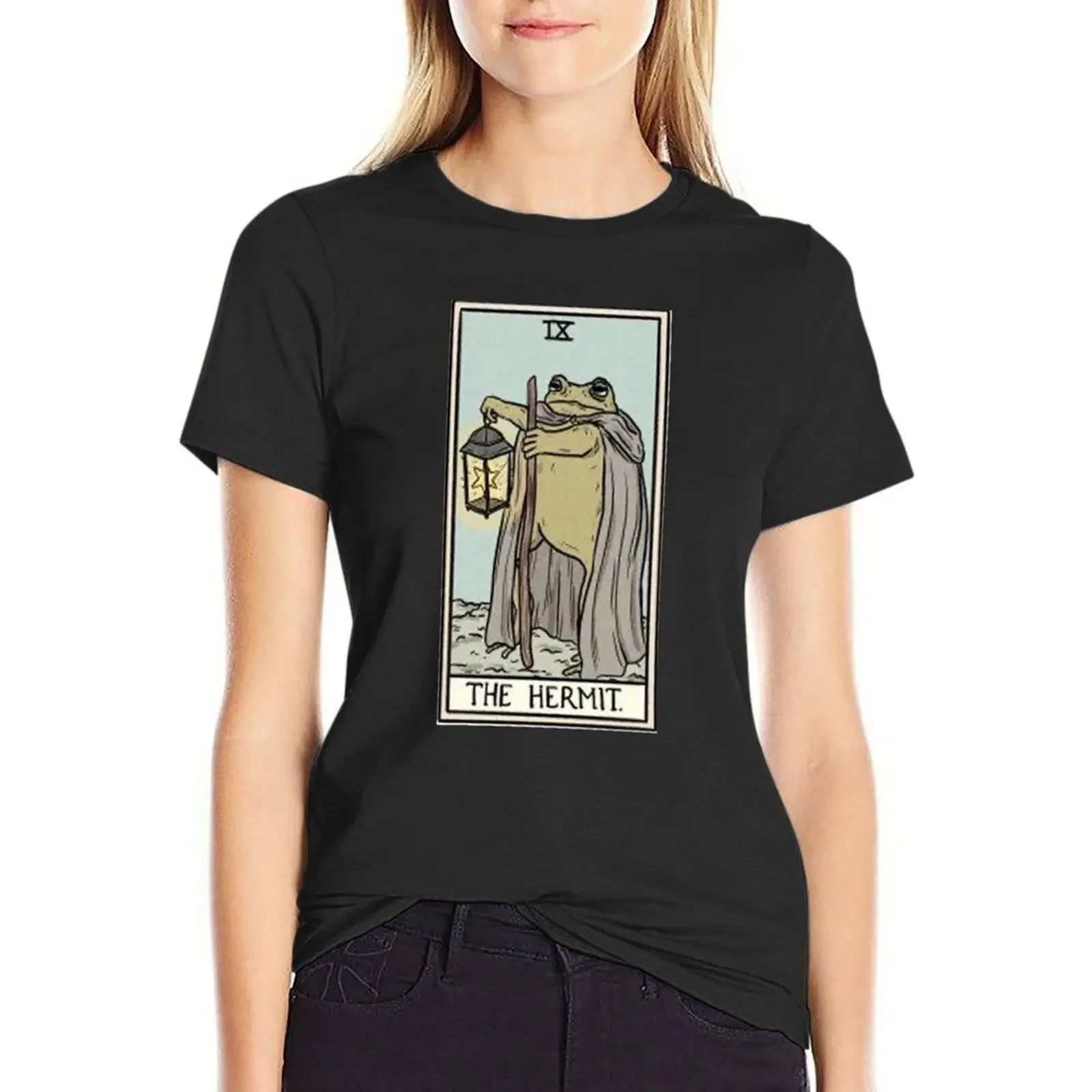The Hermit Toad Tarot T-Shirt cute tops aesthetic clothes hippie clothes tshirts woman
The Hermit Toad Tarot T-Shirt cute tops aesthetic clothes hippie clothes tshirts woman