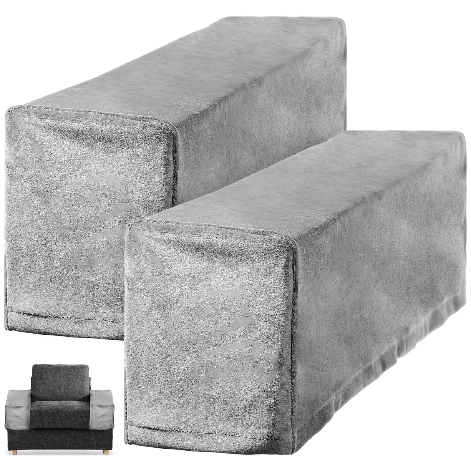 2 Pcs Sofa Armrest Covers Fabric Protector Deep Grey Stretchy Universal Couch Chair Covers Waterproof Home Textiles
2 Pcs Sofa Armrest Covers Fabric Protector Deep Grey Stretchy Universal Couch Chair Covers Waterproof Home Textiles