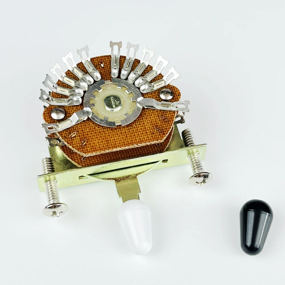 【Made in Korea】1 Piece Oak Grigsby 4-Pole, Double Wafer, 5-Way Super Switch For Electric Guitar
【Made in Korea】1 Piece Oak Grigsby 4-Pole, Double Wafer, 5-Way Super Switch For Electric Guitar
