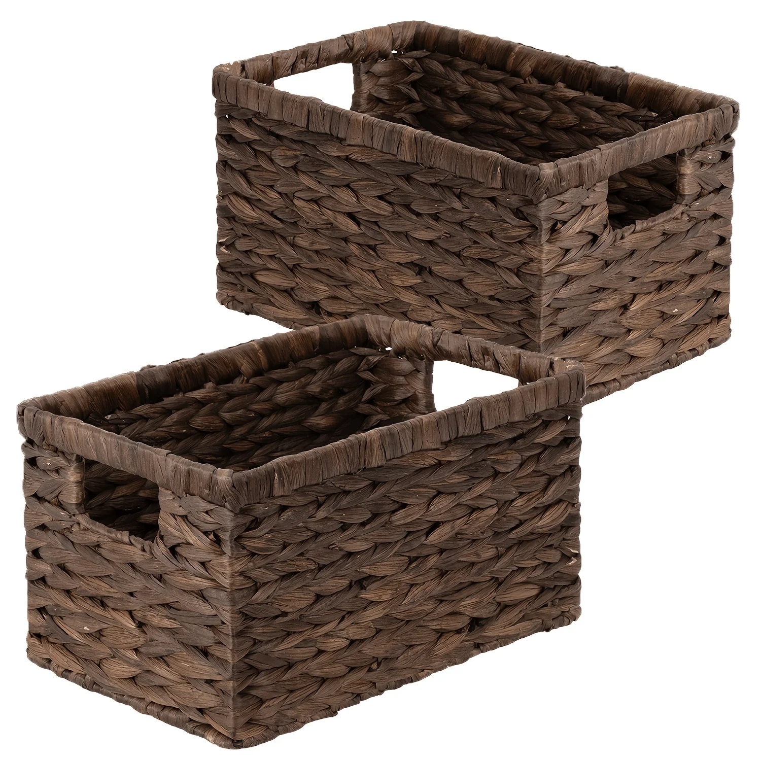 2 Pack Storage Baskets For Organizing, Water Hyacinth Baskets For Shelves, Organizer Basket With Handles, Decorative Storage Basket For Closet, Pantry Organizers, Shelf Baskets
2 Pack Storage Baskets For Organizing, Water Hyacinth Baskets For Shelves, Organizer Basket With Handles, Decorative Storage Basket For Closet, Pantry Organizers, Shelf Baskets