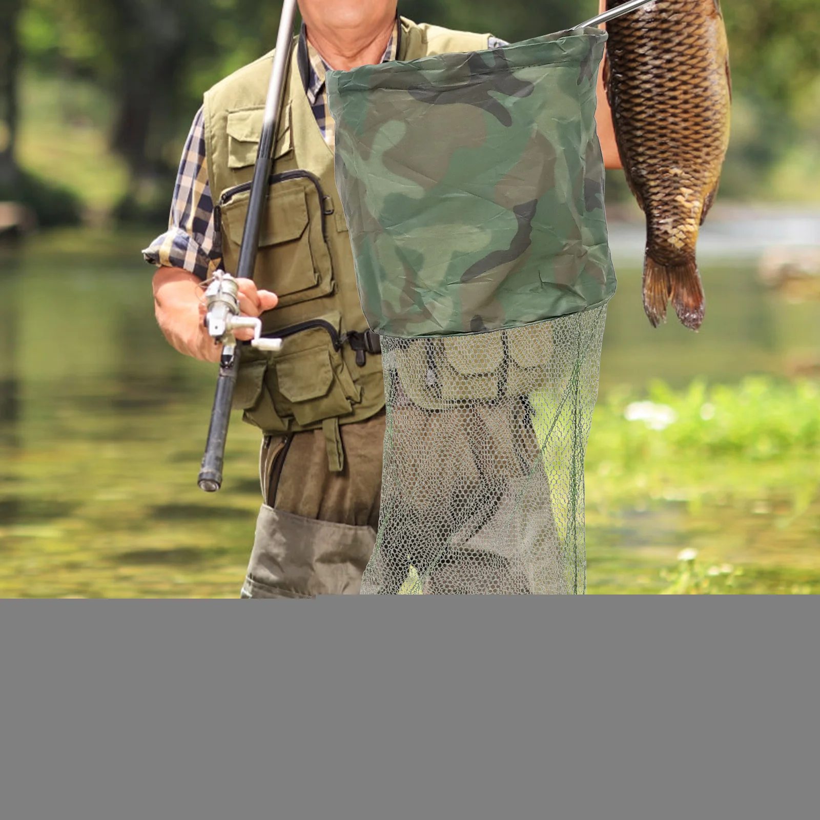Nylon Anti-hanging Fish Guard Fishing Nets Folding Keep Cage Durable Long Lasting Foldable Suitable Lake
Nylon Anti-hanging Fish Guard Fishing Nets Folding Keep Cage Durable Long Lasting Foldable Suitable Lake