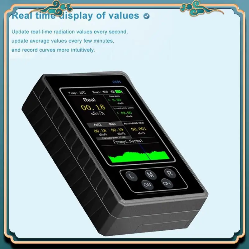 (New)-Geiger Counter Nuclear Radiation Detector Handheld Dosimeter Β Y X-Ray Beta Gamma Detector LCD Radioactive Tester
(New)-Geiger Counter Nuclear Radiation Detector Handheld Dosimeter Β Y X-Ray Beta Gamma Detector LCD Radioactive Tester