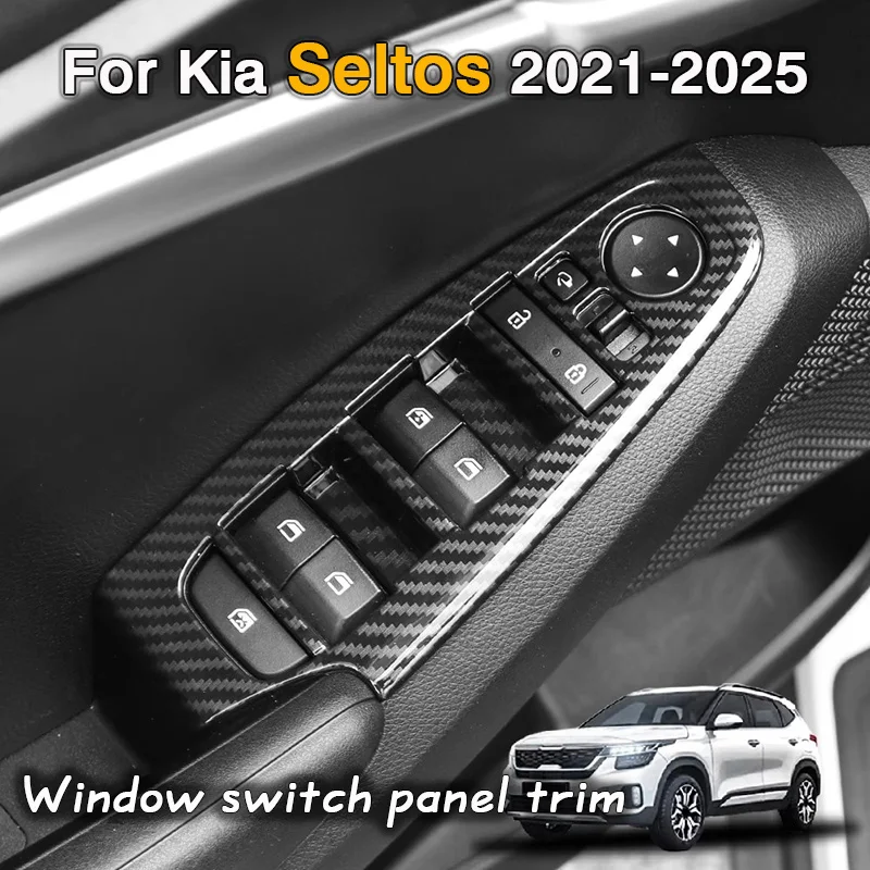 For KIA Seltos 2021 2022 2023 2024 2025 LHD Car Window Switch Panel Trim Glass lift armrest Decorative Scratch proof sticker
For KIA Seltos 2021 2022 2023 2024 2025 LHD Car Window Switch Panel Trim Glass lift armrest Decorative Scratch proof sticker
