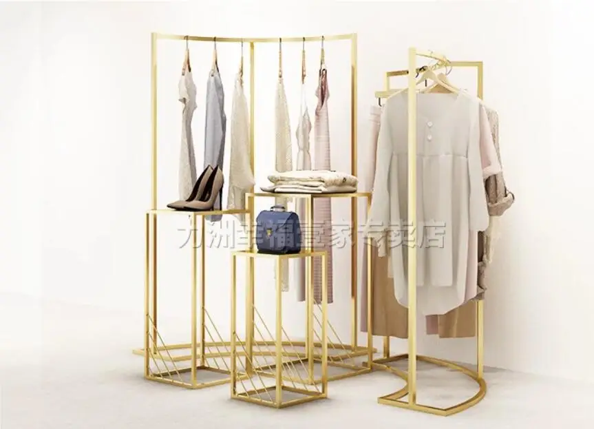 Стеллаж для магазина одежды, двухрядная витрина, стеллаж для сумок
Стеллаж для магазина одежды, двухрядная витрина, стеллаж для сумок