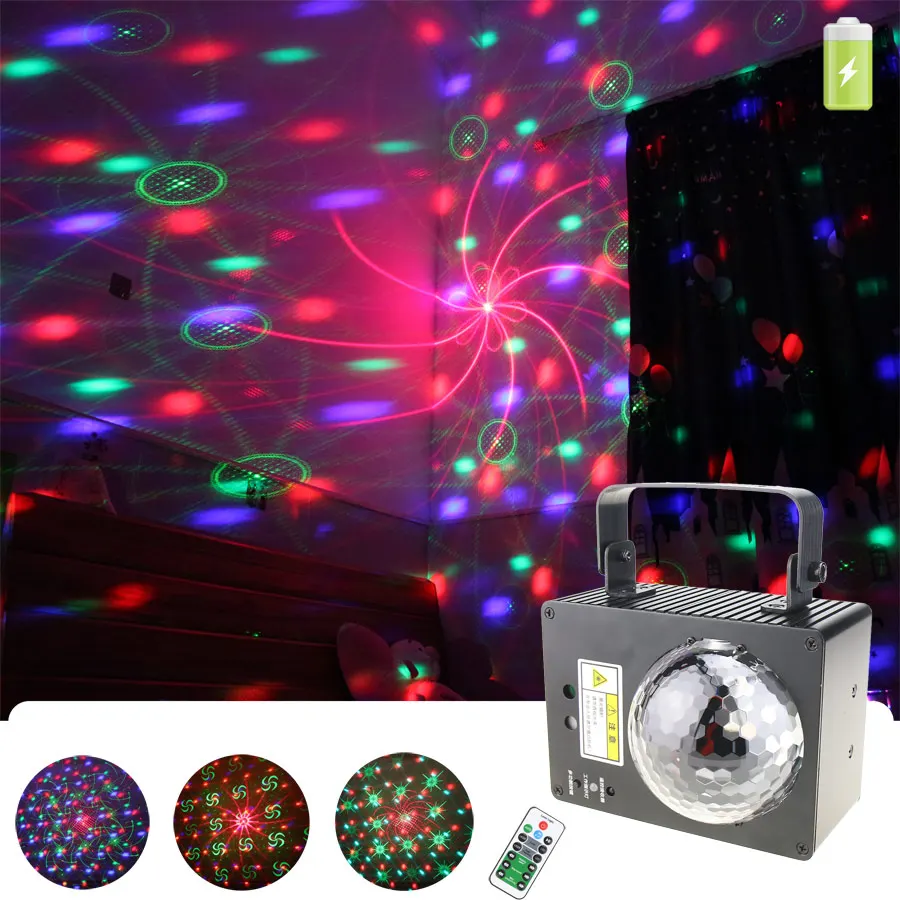 ESHINY Battery RGB LED Magic Ball 64 Pattern DJ Disco Light Bar RG Laser Projector Party Dance Room Stage Effect Lamp USB B226N7
ESHINY Battery RGB LED Magic Ball 64 Pattern DJ Disco Light Bar RG Laser Projector Party Dance Room Stage Effect Lamp USB B226N7