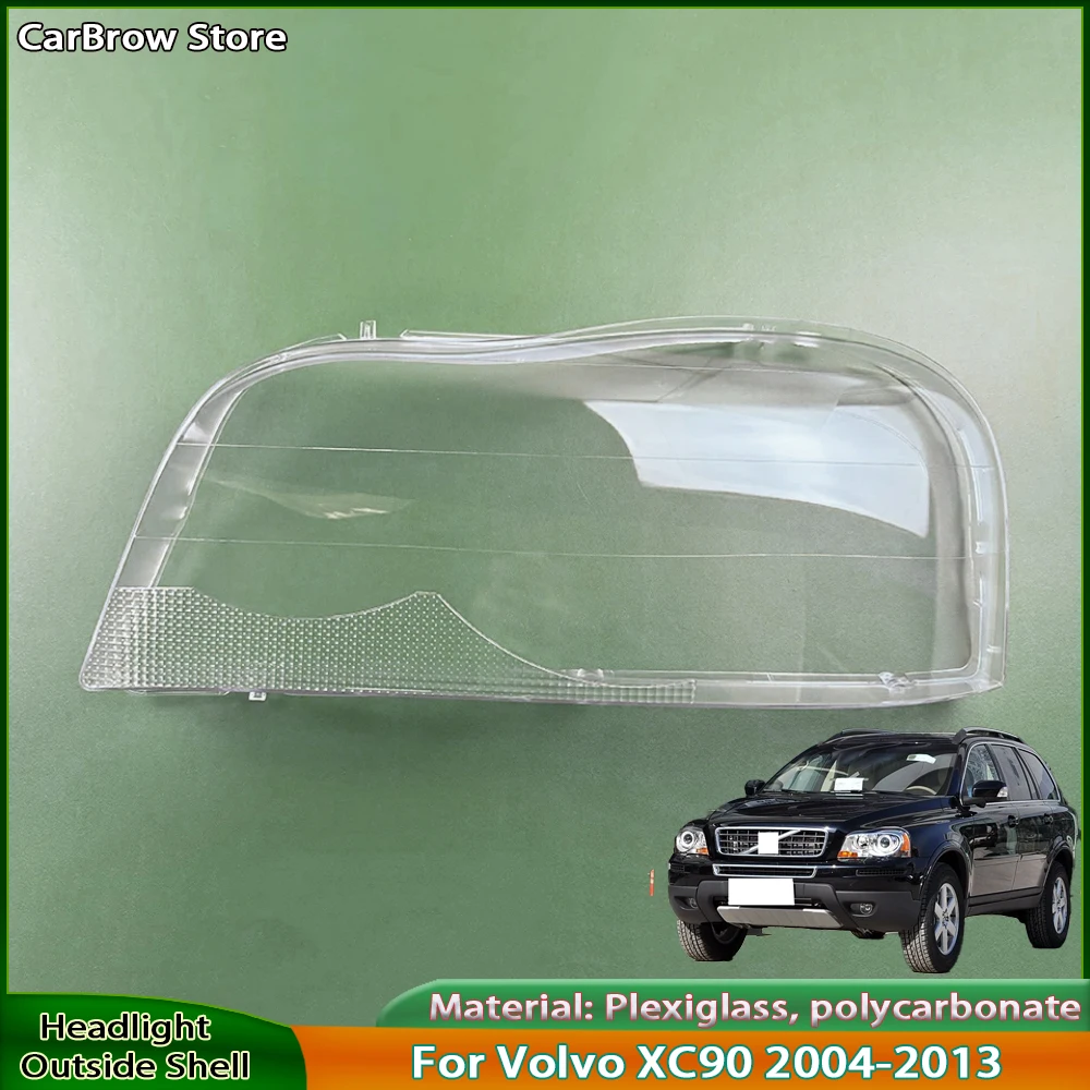 Headlight Cover lens For Volvo XC90 2005 2006 2007 2008 2009 2010 Car front Headlight headlamps transparent lampshade lamp shell
Headlight Cover lens For Volvo XC90 2005 2006 2007 2008 2009 2010 Car front Headlight headlamps transparent lampshade lamp shell