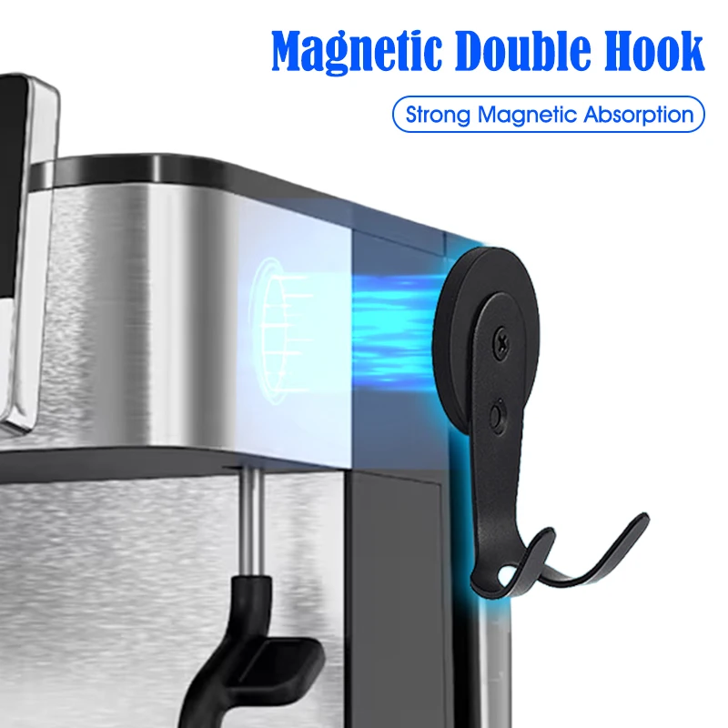 2 Pack Magnetic Hooks for Wall, No Drill Space Saver for Kitchen, Bathroom, Garage - Organize Tools, Towels
2 Pack Magnetic Hooks for Wall, No Drill Space Saver for Kitchen, Bathroom, Garage - Organize Tools, Towels