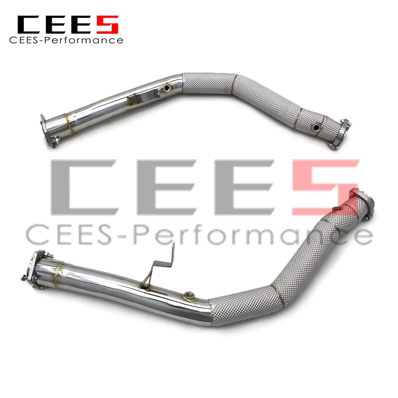 cees for Mercedes-Benz G63 AMG 2013-2019 High Flow Catted Downpipe Exhaust System Stainless Steel with Catalyst Exhaust Pipe
cees for Mercedes-Benz G63 AMG 2013-2019 High Flow Catted Downpipe Exhaust System Stainless Steel with Catalyst Exhaust Pipe
