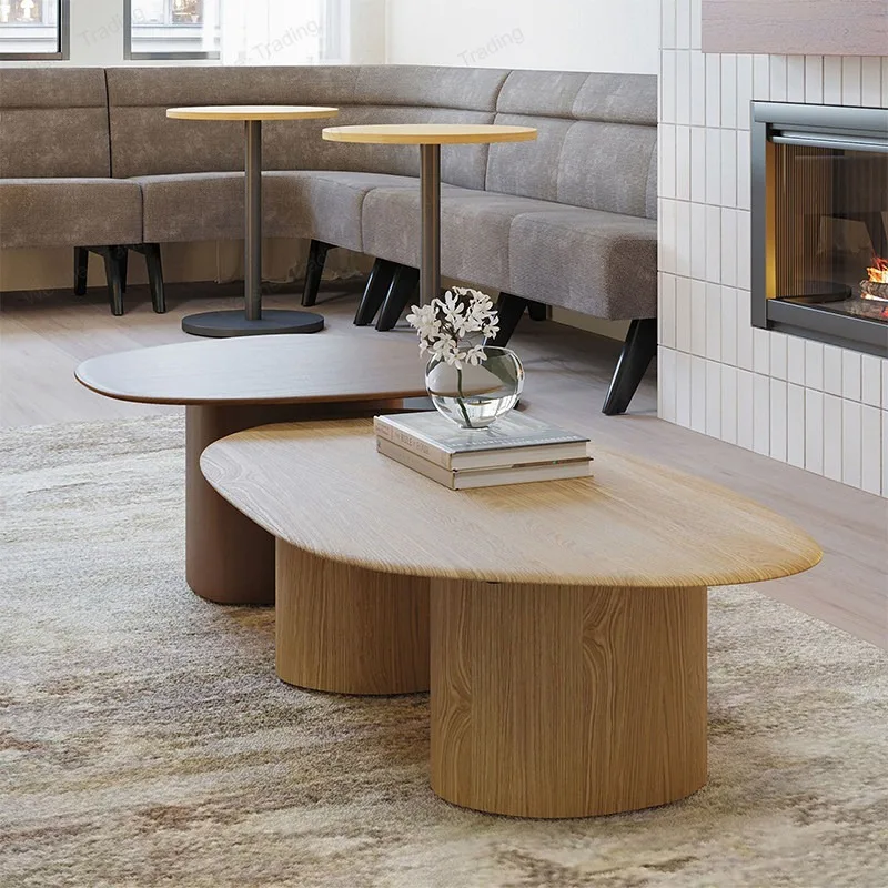 Log wind coffee table Modern simple home mobile personality solid wood edge table
Log wind coffee table Modern simple home mobile personality solid wood edge table