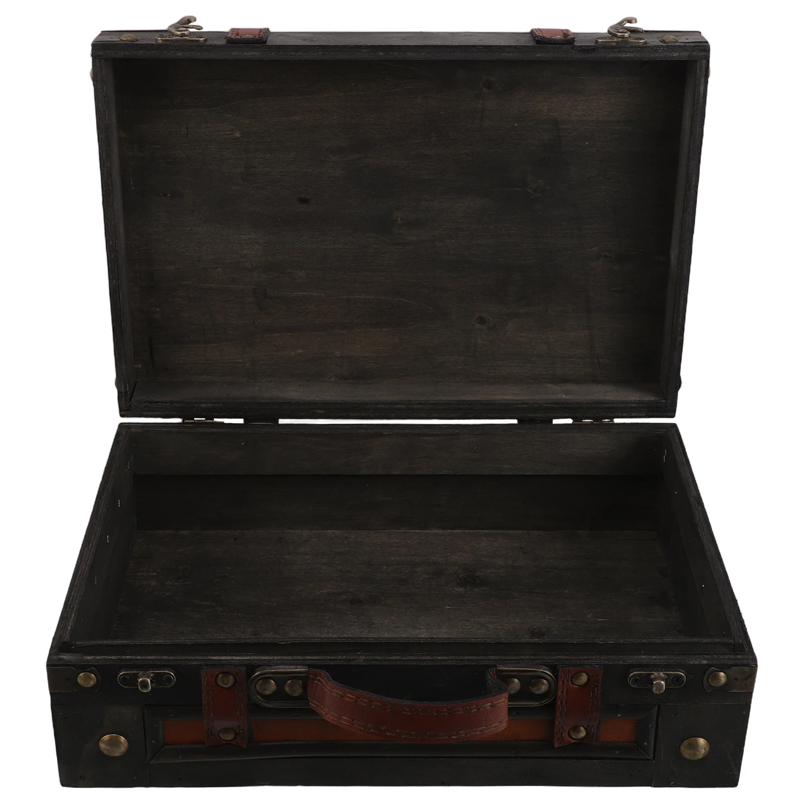 Wood Vintage Suitcase Decorative Storage Chest Luggage Box Retro Wood Prop Small Treasure Chest Wooden Keepsake Box
Wood Vintage Suitcase Decorative Storage Chest Luggage Box Retro Wood Prop Small Treasure Chest Wooden Keepsake Box