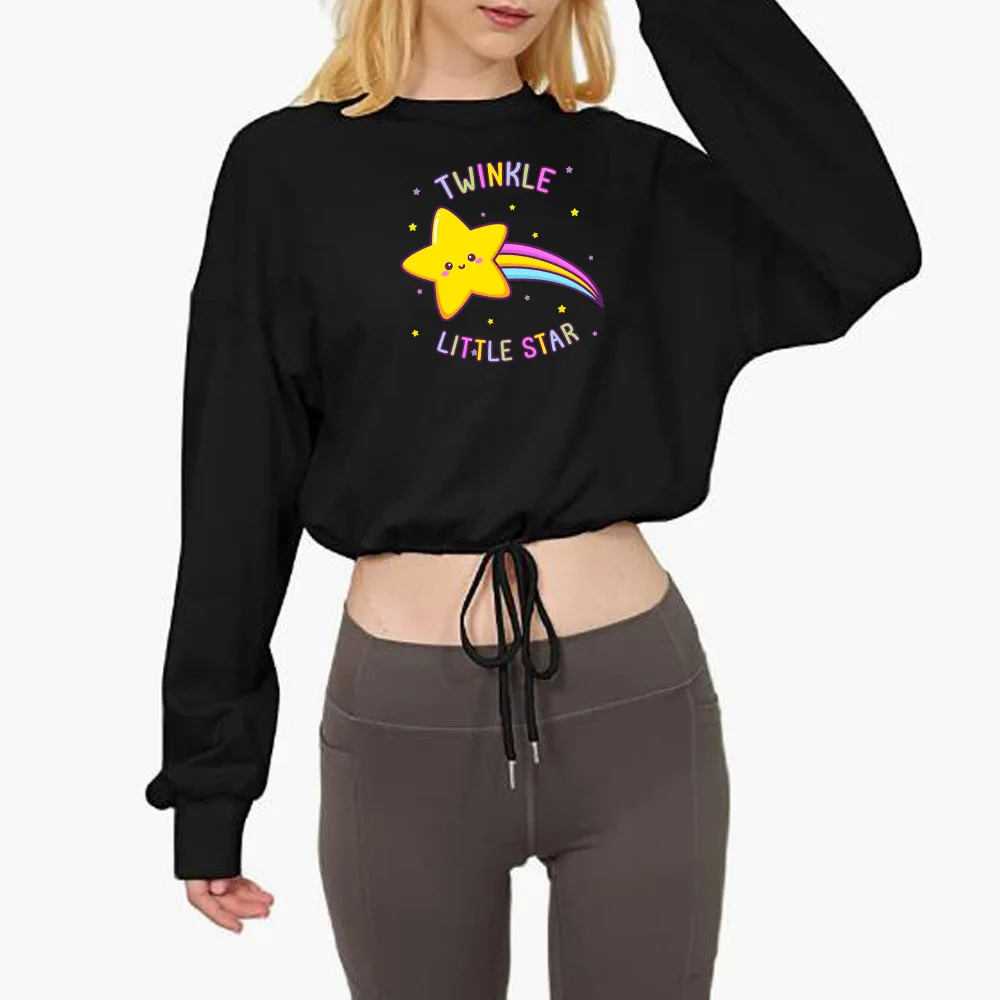 Star Print Women's Sweatshirt Spring and Autumn Long Sleeve Drawstring Top Casual Print Style Sweatshirt
Star Print Women's Sweatshirt Spring and Autumn Long Sleeve Drawstring Top Casual Print Style Sweatshirt