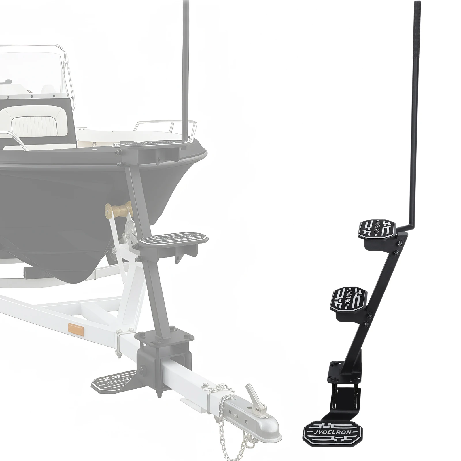 Boat Trailer Steps with Handrails Yacht Staircase Capacity 450 Lbs Anti-Slip Mat Staircases for Boats Dock & Launching
Boat Trailer Steps with Handrails Yacht Staircase Capacity 450 Lbs Anti-Slip Mat Staircases for Boats Dock & Launching