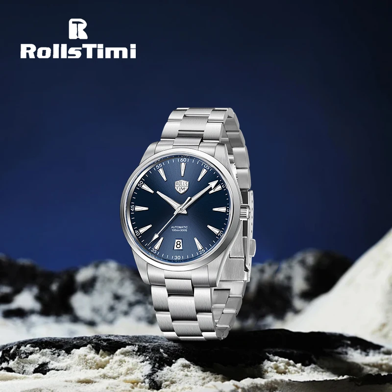 RollsTime Men's Watches Top Luxury Mechanical Watch Automatic Watch For Man Clock Stainless Steel Waterproof AR Sapphire Mirror
RollsTime Men's Watches Top Luxury Mechanical Watch Automatic Watch For Man Clock Stainless Steel Waterproof AR Sapphire Mirror