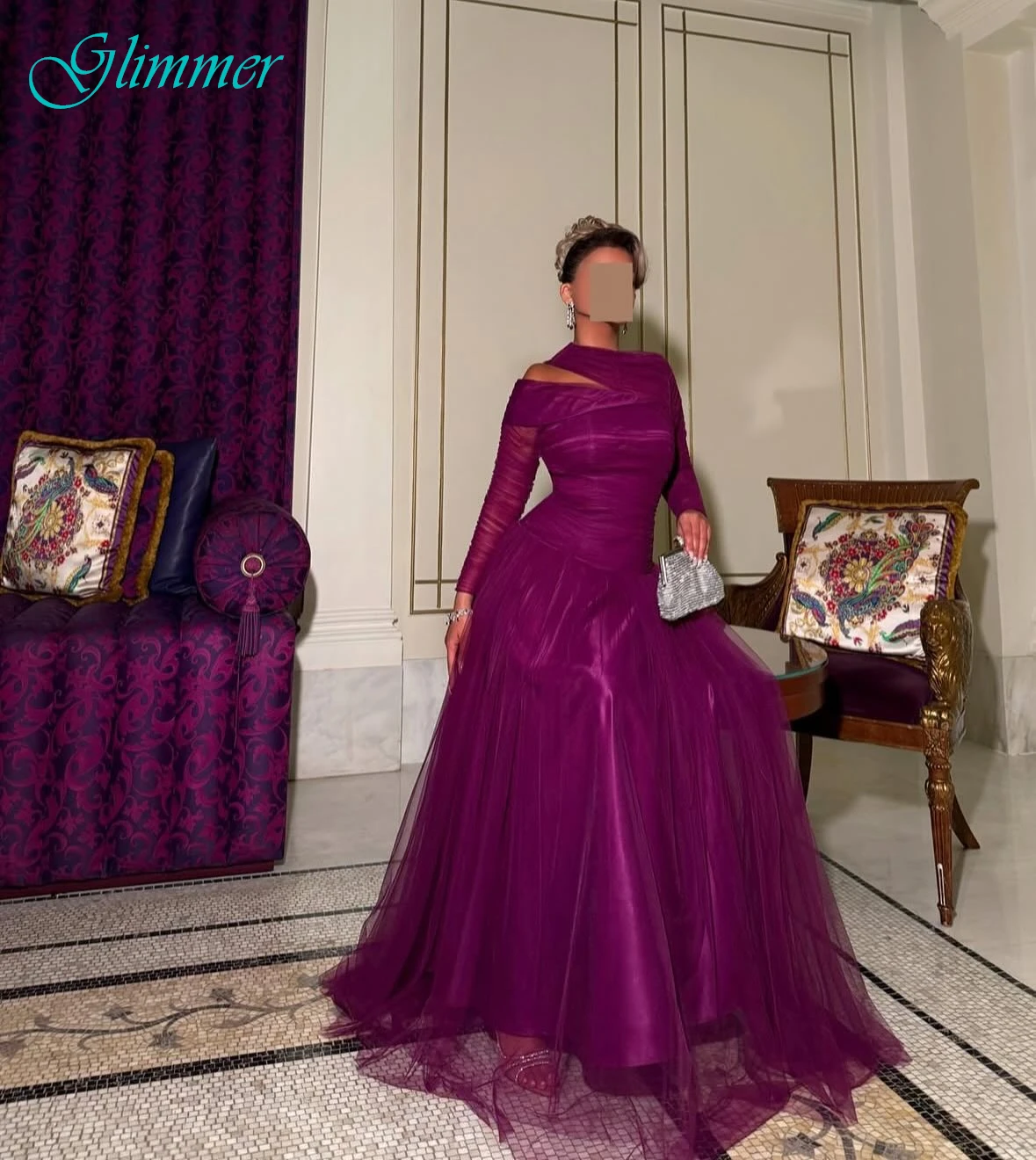 Customized A-Line Long Sleeves Elegant Formal Evening Dress Fashion Temperament Party Gowns Delicate High Quality Prom Dress
Customized A-Line Long Sleeves Elegant Formal Evening Dress Fashion Temperament Party Gowns Delicate High Quality Prom Dress