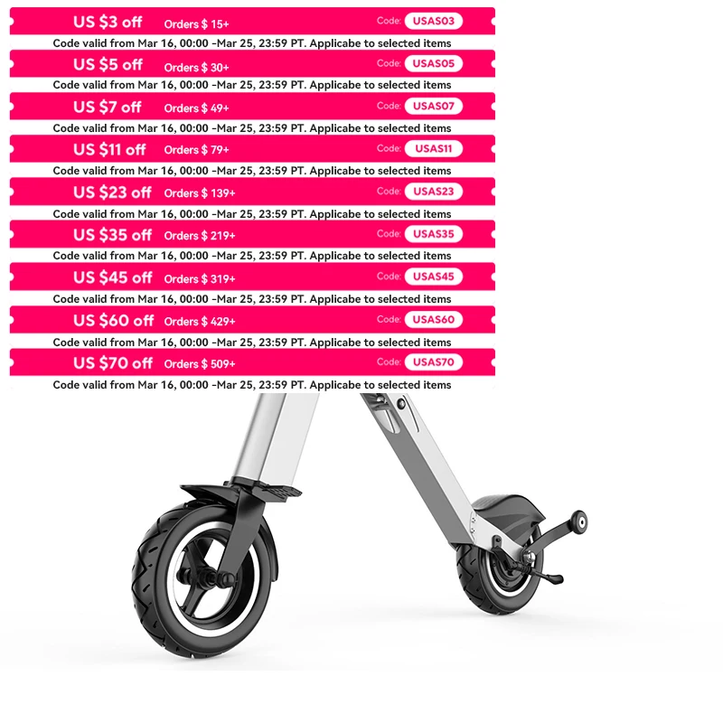 Foldable Electric Scooter 36V 7.5AH Battery 250W Motor 15Mph 15Miles 10'' Tire for Comfortable Commuting, Portable E-Scooter
Foldable Electric Scooter 36V 7.5AH Battery 250W Motor 15Mph 15Miles 10'' Tire for Comfortable Commuting, Portable E-Scooter