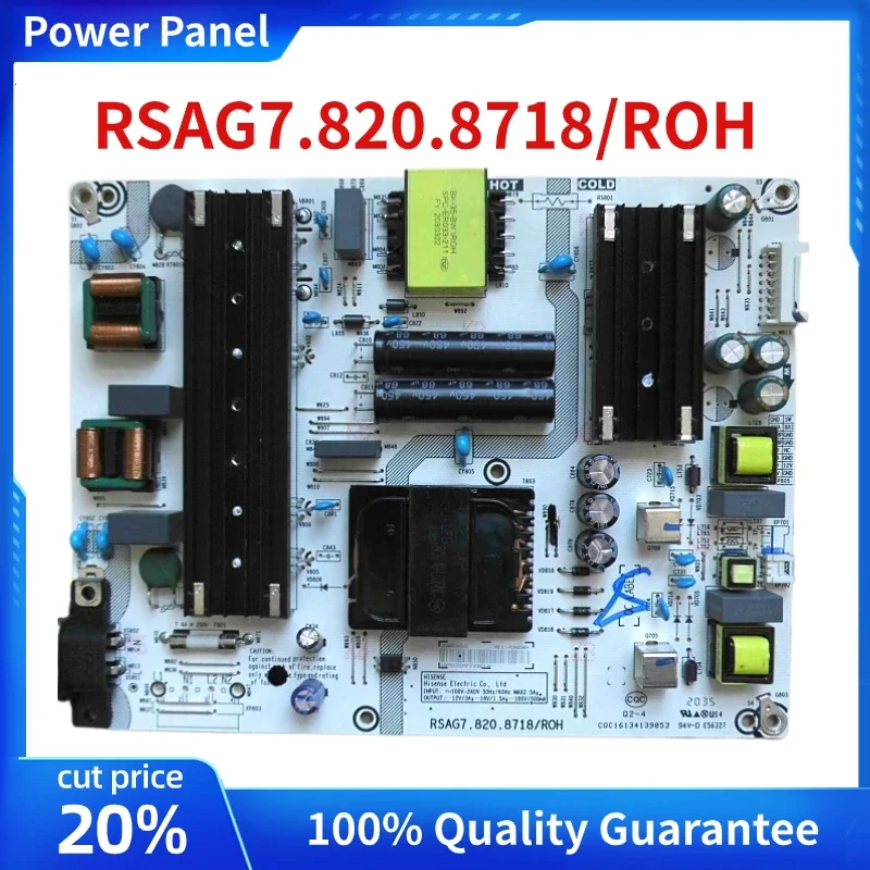 Original for Hisense 65A52F 65E3F-PRO Power Panel RSAG7.820.8718 /ROH HLL-4365WY
Original for Hisense 65A52F 65E3F-PRO Power Panel RSAG7.820.8718 /ROH HLL-4365WY