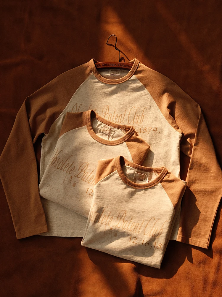 Vintage Series 250g Expired Patent Patchwork Color Blo Long Sve T-irt Narrow Width MBBCAR Casual Cotton round Ne o...
Vintage Series 250g Expired Patent Patchwork Color Blo Long Sve T-irt Narrow Width MBBCAR Casual Cotton round Ne o...