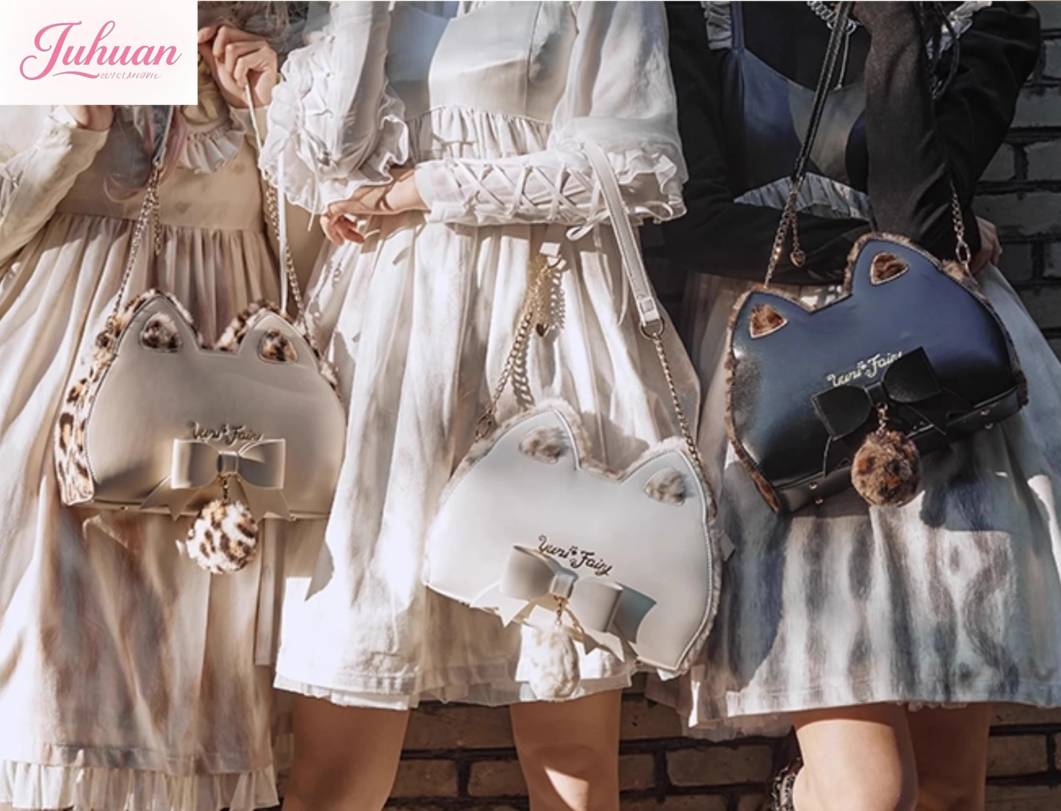 Japanese original leopard print sweet cool babes Y2K cartoon cat ear women's underarm bags lolita bow chain shoulder bag female
Japanese original leopard print sweet cool babes Y2K cartoon cat ear women's underarm bags lolita bow chain shoulder bag female
