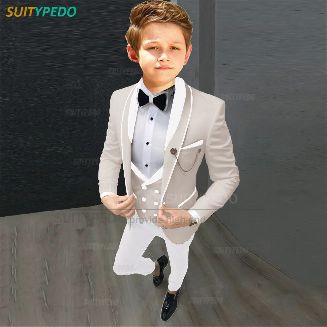 Children Boys Suit Blazer Vest Pants 3Pcs Piano Performance Formal Costumes Wedding Party Flower Kid Tailor-made Fashion Outfits
Children Boys Suit Blazer Vest Pants 3Pcs Piano Performance Formal Costumes Wedding Party Flower Kid Tailor-made Fashion Outfits