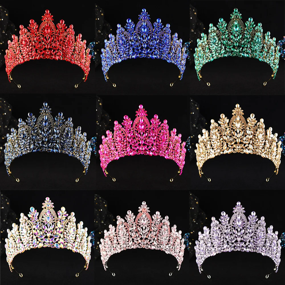 DIEZI 12 Colors Elegant Full Crystal Tiara For Women Wedding Party Luxury Bridal Bride Rhinestone New Crown Hair Accessories
DIEZI 12 Colors Elegant Full Crystal Tiara For Women Wedding Party Luxury Bridal Bride Rhinestone New Crown Hair Accessories
