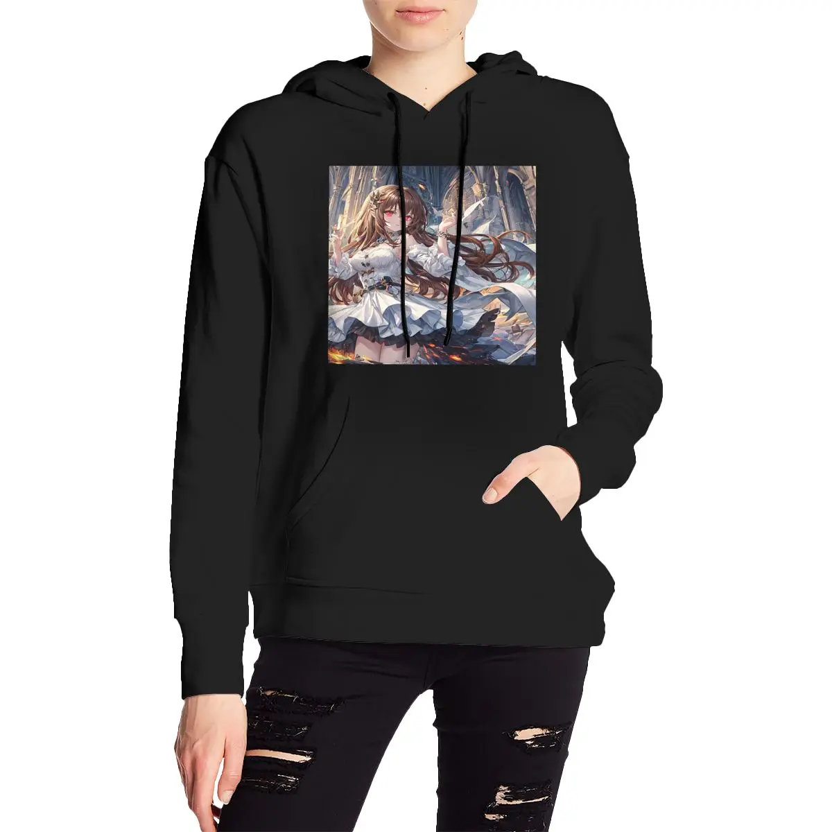 Anime Princess Portrait In A Fantasy World Art Graphic Ladies casual sweatshirt All-match Light warm wear Stretchy hoodie
Anime Princess Portrait In A Fantasy World Art Graphic Ladies casual sweatshirt All-match Light warm wear Stretchy hoodie
