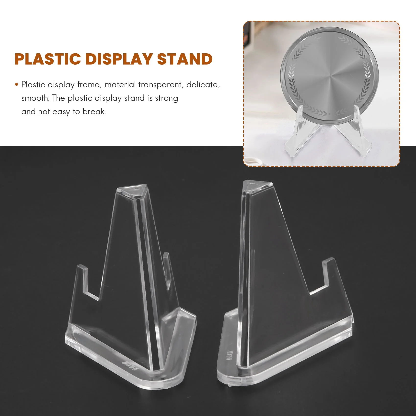 10x Transparent plastic Medals Coins Display Stand Easel Show Holder Exhibit Mount
10x Transparent plastic Medals Coins Display Stand Easel Show Holder Exhibit Mount