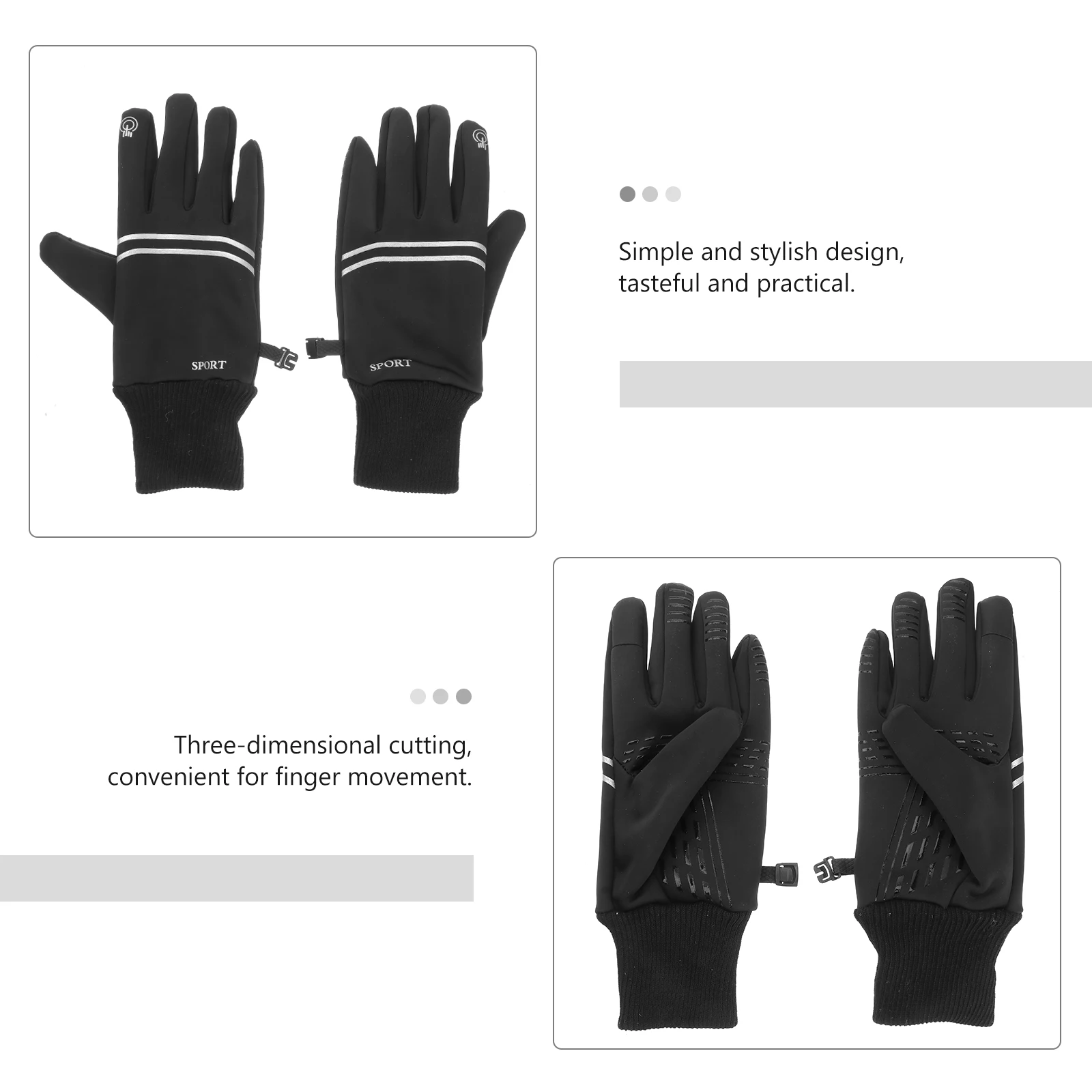 1Pair Warm Outdoor Winter Cycling Gloves Windproof Touchscreen Skid-Proof Sports Gloves for Cold Weather Riding 
1Pair Warm Outdoor Winter Cycling Gloves Windproof Touchscreen Skid-Proof Sports Gloves for Cold Weather Riding
