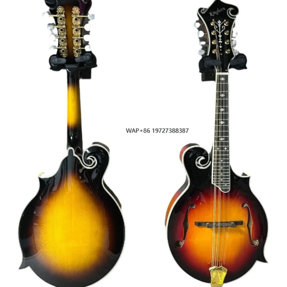 National Musical Instruments 8 Strings Mandolin High Quality Spruce Wood Mandolin for String Instrument
