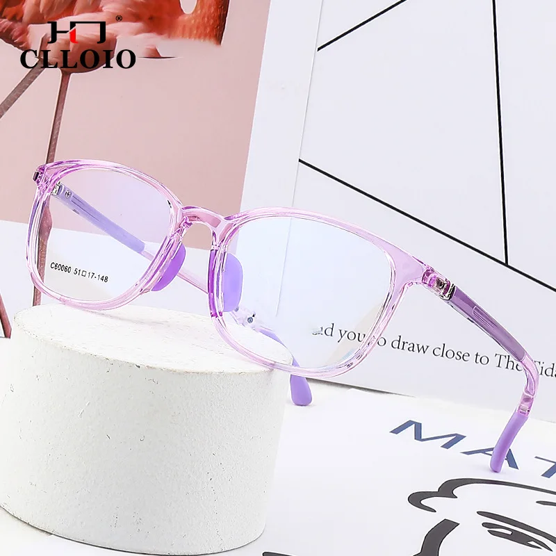 CLLOIO Sporty Anti Slip Kids Myopia Learn Eyewear Transparent Square Glasses Children Optical Frame Customizable Prescription
CLLOIO Sporty Anti Slip Kids Myopia Learn Eyewear Transparent Square Glasses Children Optical Frame Customizable Prescription