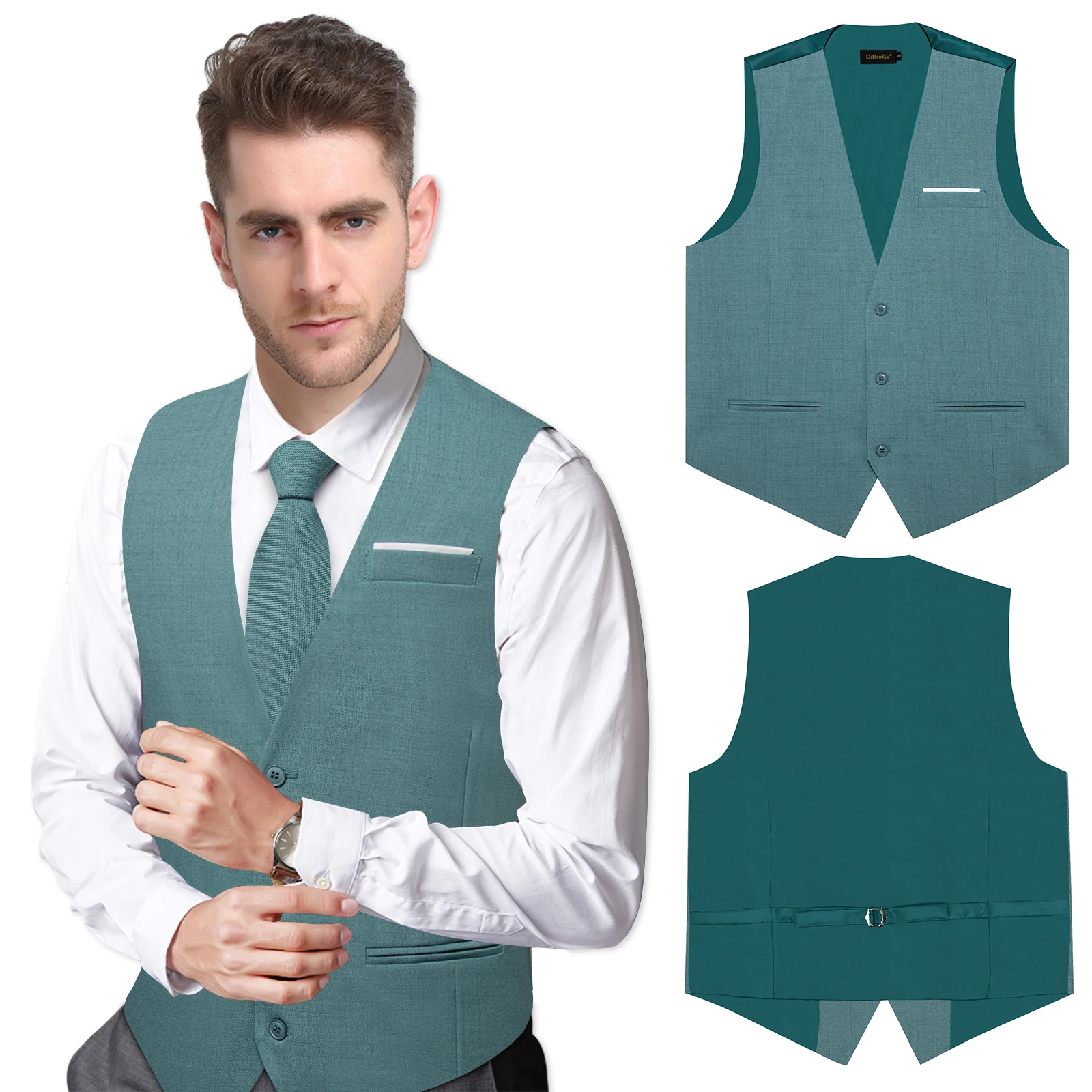 Basic Solid Waistcoat Loose Fit Ideal for Daily Outdoor Wear
Basic Solid Waistcoat Loose Fit Ideal for Daily Outdoor Wear
