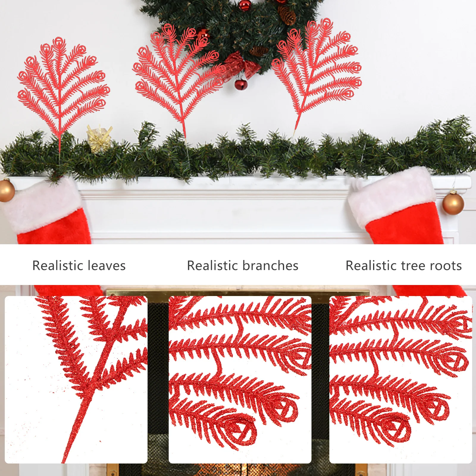 10Pcs Xmas Leaf Decoration Festival Simulation Leaf Premium Material Reusable Easy to Carry Delicate Gift Idea
10Pcs Xmas Leaf Decoration Festival Simulation Leaf Premium Material Reusable Easy to Carry Delicate Gift Idea