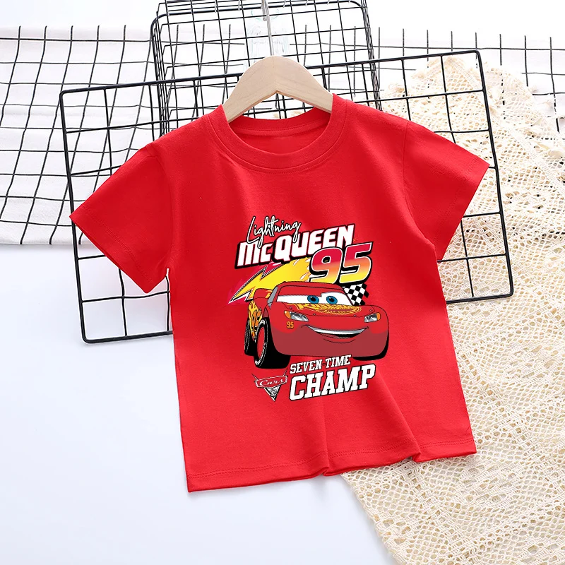 Lightning McQueen Kids Cotton T-shirt Cartoon Anime Graphic Print Boys Girls Summer Clothes Fashion Short Sleeves Party Gifts
Lightning McQueen Kids Cotton T-shirt Cartoon Anime Graphic Print Boys Girls Summer Clothes Fashion Short Sleeves Party Gifts