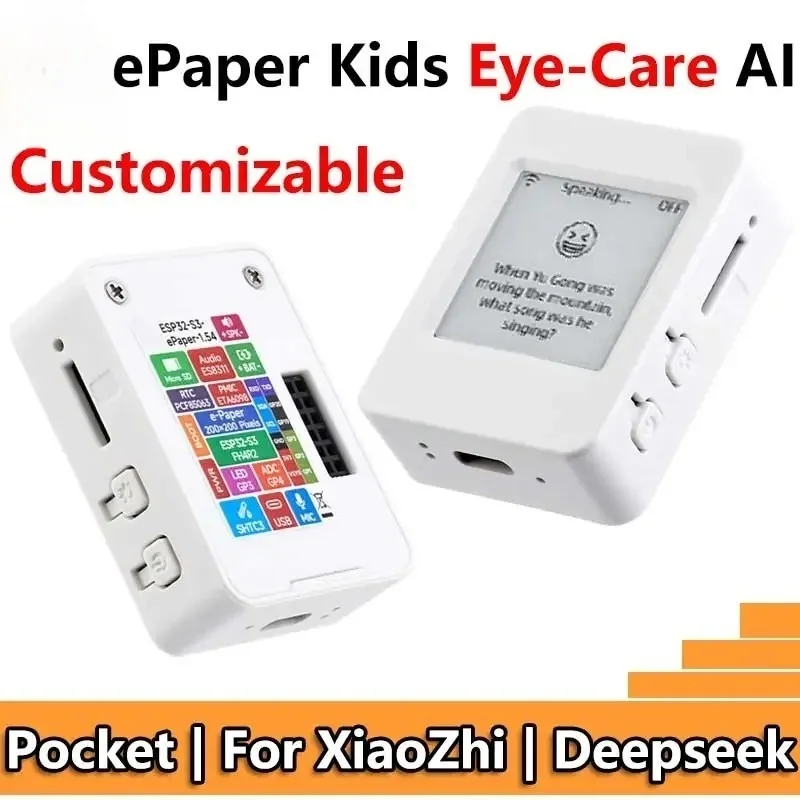 ESP32-S3 AI 1.54-inch e-Paper Ink Screen 1.54inch Display AIoT Development Board Deepseek For Xiaozhi
ESP32-S3 AI 1.54-inch e-Paper Ink Screen 1.54inch Display AIoT Development Board Deepseek For Xiaozhi
