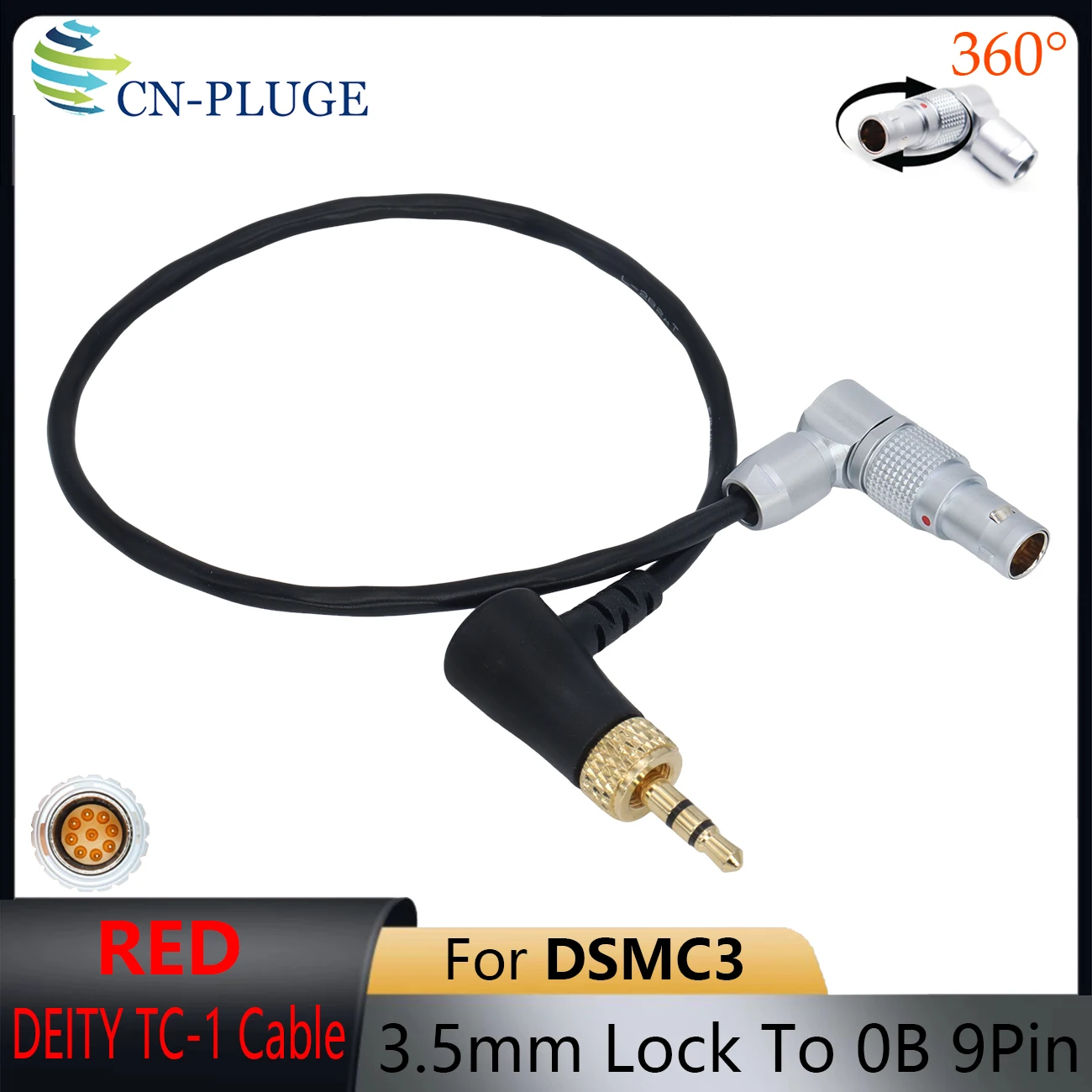 Кабель для синхронизации времени RED KOMODO / RED V-RAPTOR XL Camera To DEITY TC-1, 0B 9-контактный на 3,5 мм с фиксацией времени для микрофона
Кабель для синхронизации времени RED KOMODO / RED V-RAPTOR XL Camera To DEITY TC-1, 0B 9-контактный на 3,5 мм с фиксацией времени для микрофона