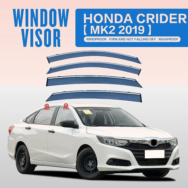 For Honda CRIDER Envix 2013-2019 Car Window Visor Rain Sun Shade Side Deflector Awning Auto Accessories
For Honda CRIDER Envix 2013-2019 Car Window Visor Rain Sun Shade Side Deflector Awning Auto Accessories
