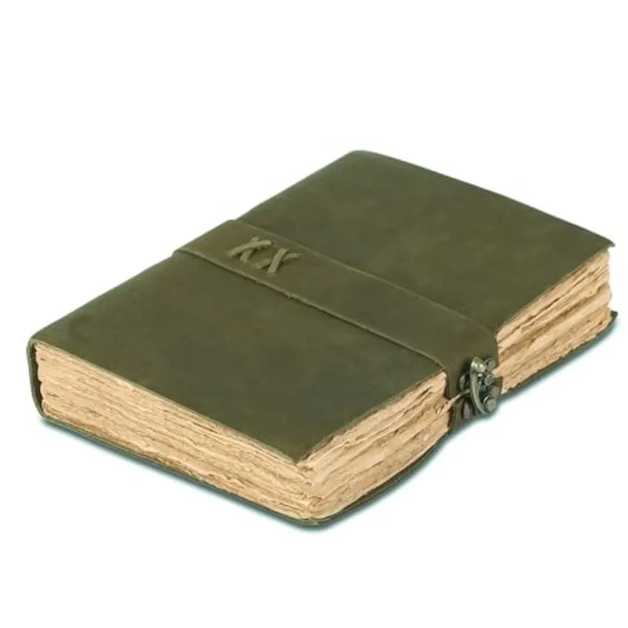 Vintage Leather Journal Handmade Buffalo Deckle Edge Paper Leather Bound Journal for Women Men Vintage C-Lock Closure Ideal for
Vintage Leather Journal Handmade Buffalo Deckle Edge Paper Leather Bound Journal for Women Men Vintage C-Lock Closure Ideal for